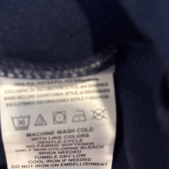 NWT Men’s Fanatics Navy Broncos Pullover Hoodie Size XXL - Picture 5 of 5